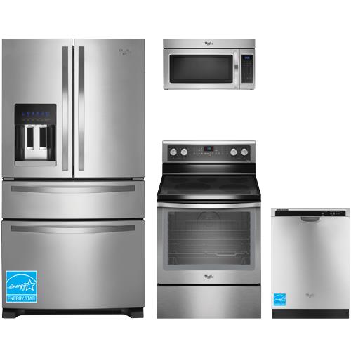 Whirlpool WRX735SDBM Stainless Steel Complete Kitchen Package