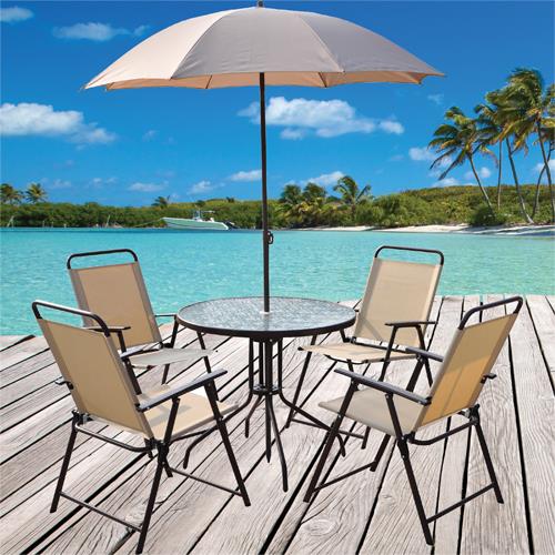 Doral Designs PANAMA Panama 6 Piece Outdoor Dining Group BrandsMart USA