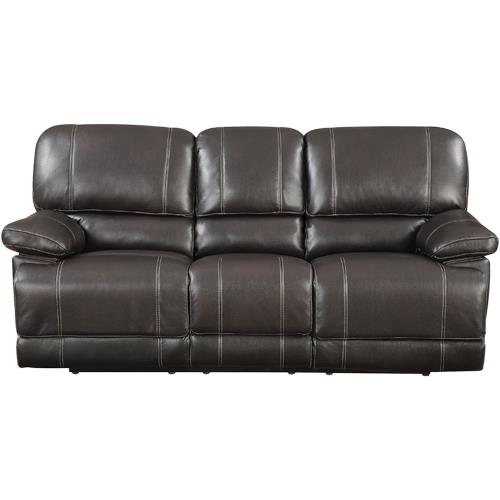 Global Furniture GPRS9963UBRN Breckenridge Power Reclining Brown Sofa