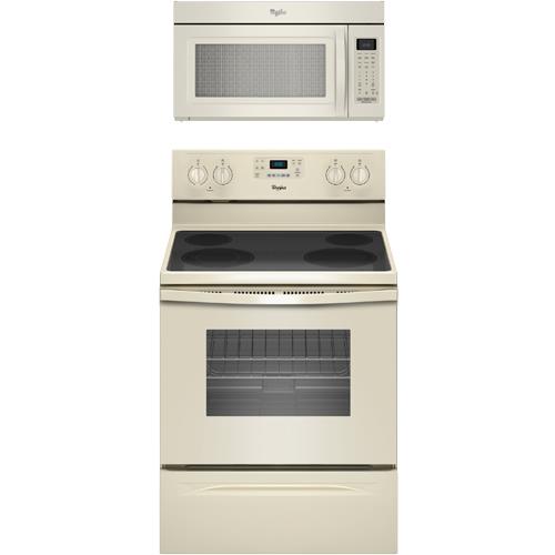 Whirlpool WFE515S0ET 30" BiscuitOnBiscuit Electric Smooth Top Range