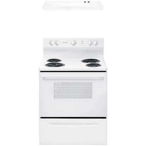 Frigidaire FFEF3005MW 30" White Electric Coil Range With 4.2 CuFt Oven