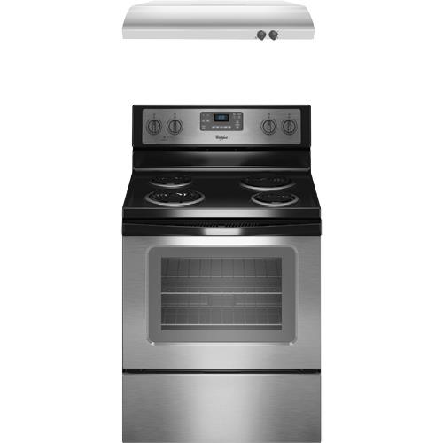 Whirlpool WFC310S0ES 30" Stainless Steel Electric Coil Range With 4.8