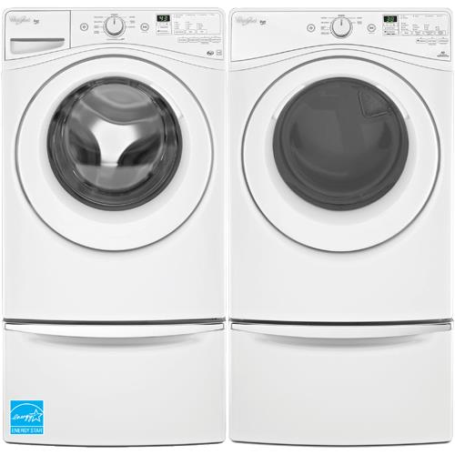 Whirlpool 4.2 CuFt Duet High Efficiency White 27" Front Load Washer