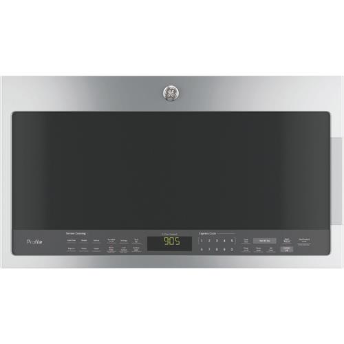 GE PVM9005SJSS 2.1 CuFt Profile™ Series 1050 Watt Stainless Steel Over