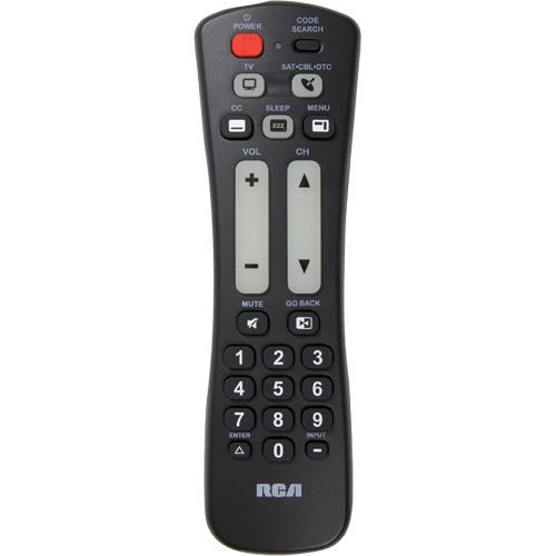 RCA RCRH02BR 2 Device Big Button Universal Remote Control BrandsMart USA