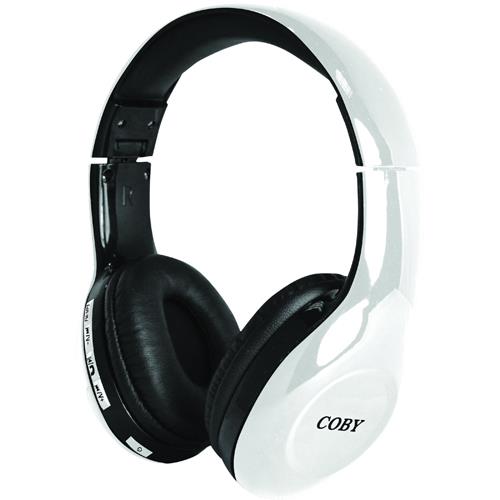 Coby CHBT705WHT Scope Wireless Bluetooth OverTheEar White