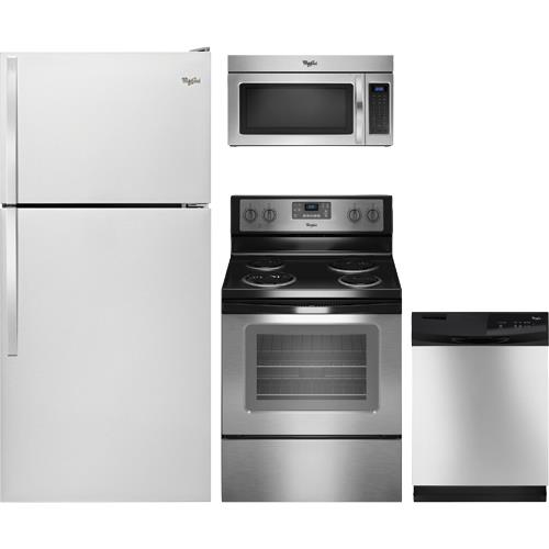 Whirlpool WRT318FZDM Stainless Steel Complete Kitchen Package