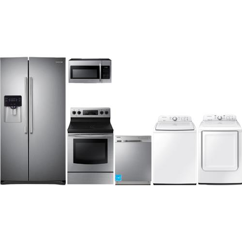 Samsung RS25H5000SR Complete Home Appliance Package BrandsMart USA