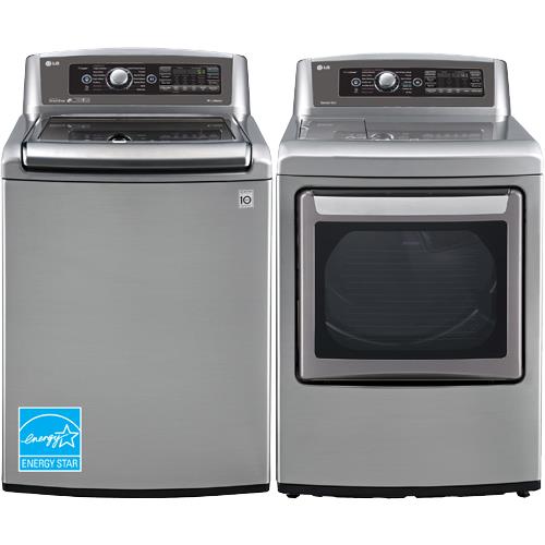 LG WT5680HVA 5.0 CuFt High Efficiency Graphite 27" Top Load Washer With