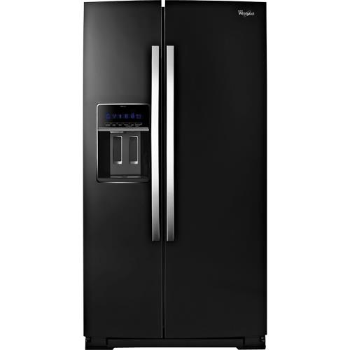 Whirlpool WRS970CIDEBL 19.9 CuFt Black 2 Door Counter Depth SideBy