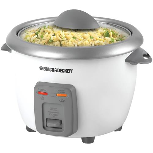 Black & Decker RC3406-2 6 Cup Rice Cooker & Steamer | BrandsMart USA