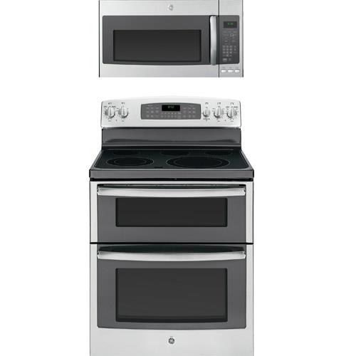 GE JB850SF 30" Stainless Steel Electric Smooth Top Range With 1.9 CuFt