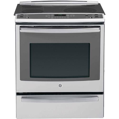 GE PS920SFSS 30" Stainless Steel SlideIn Electric Range With 5.3 CuFt