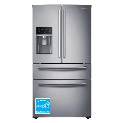 Samsung RF28HMEDBSR/AA 28.15 CuFt Stainless Steel 4 Door French Door
