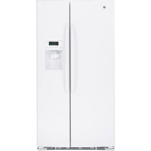 GE GSS25CGHWW 25.4 CuFt White 2 Door SideBySide Refrigerator