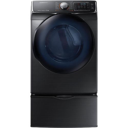 Samsung DV50K7500EV/A3 7.5 CuFt Black Stainless 27" Front Load Electric