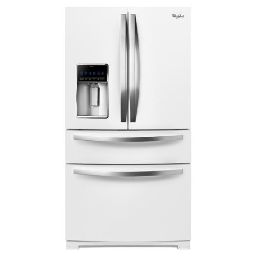 Whirlpool WRX988SIBH 26.2 CuFt White 4 Door French Door Refrigerator