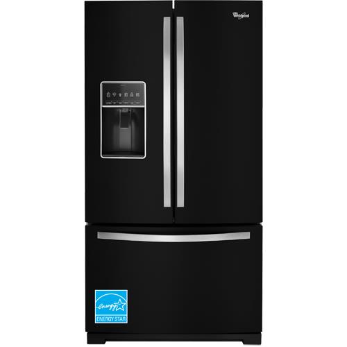 Whirlpool WRF757SDEE 26.8 CuFt Black Stainless 3 Door French Door