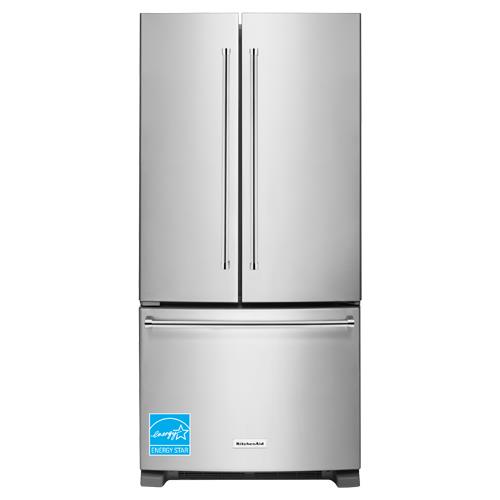 KitchenAid KRFC302ESS 21.9 CuFt Stainless Steel 3 Door CounterDepth