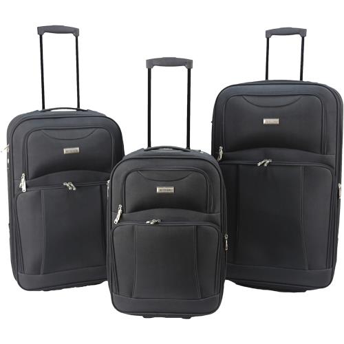 Bianca P001SET3PC Soft Luggage 3 Piece Suitcase Set BrandsMart USA