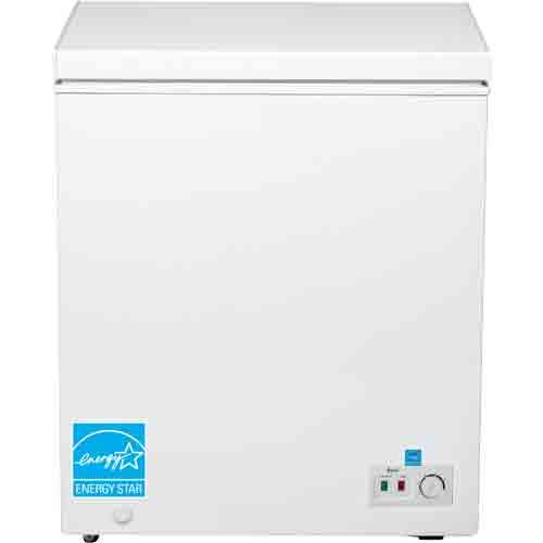 Avanti CF50B0W 5.0 CuFt White Chest Freezer BrandsMart USA