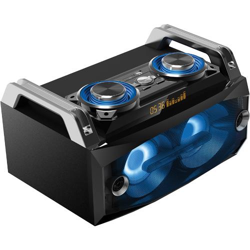 IQ Sound IQ3527BTBLUE Bluetooth PA System With Karaoke BrandsMart USA
