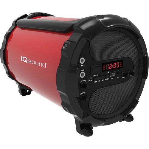 IQ Sound IQ1428BTRED Bluetooth® Active HiFi Portable Red Speaker