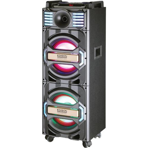 Dual 10 4000 Watt Party System With LED Lights