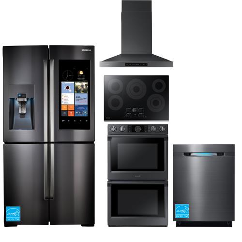 Samsung RF22K9581SG Black Stainless Steel Complete Home Appliance