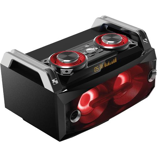 IQ Sound IQ3527BTRED Supersonic Bluetooth PA System With Karaoke Red