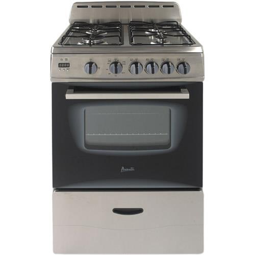 Avanti GR2416CSS 24" Stainless Steel Freestanding Gas Range
