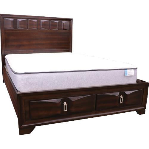 Simmons ROSWELL Roswell Queen Cherry Bed BrandsMart USA