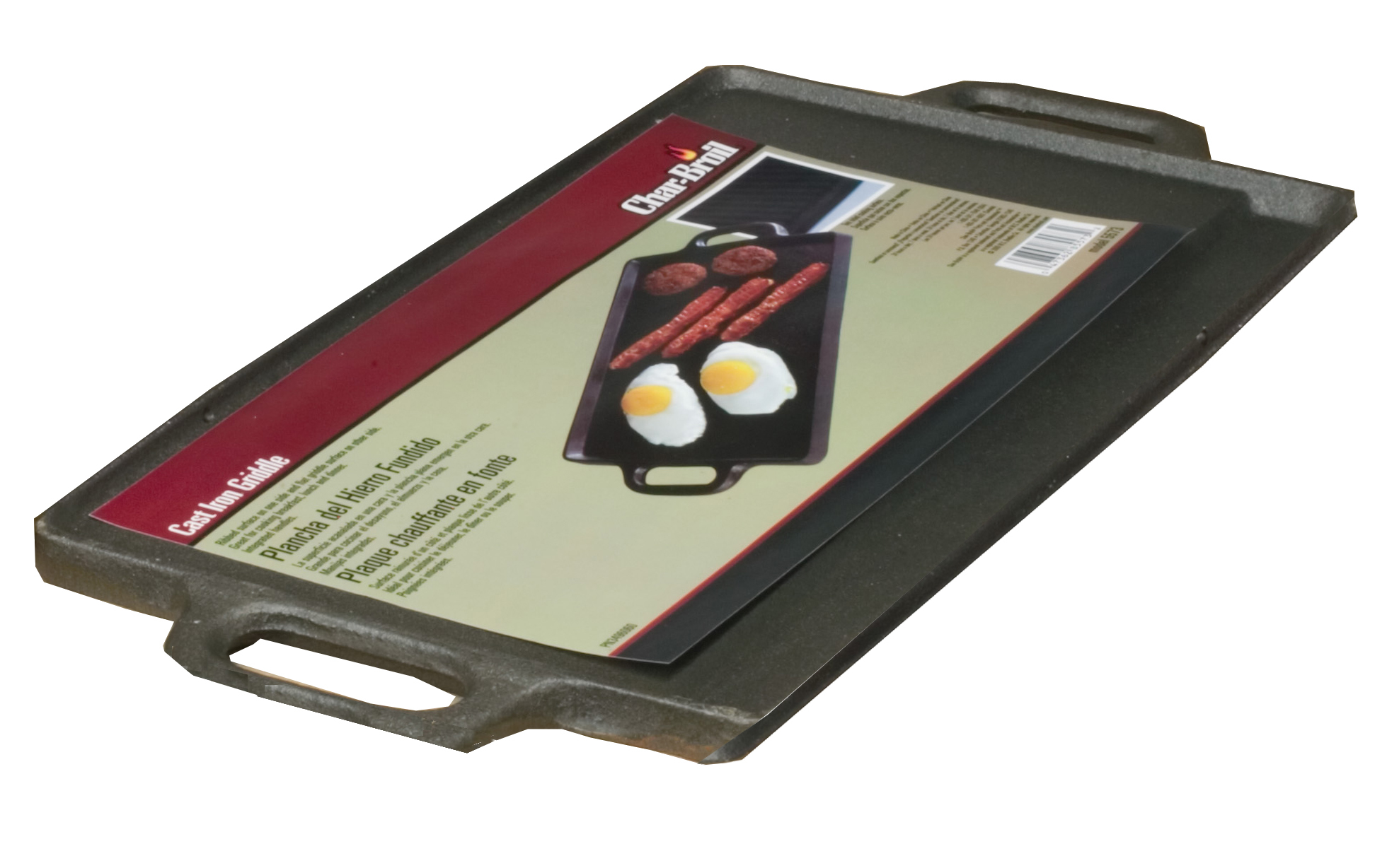 CharBroil 4985573 Cast Iron Griddle, Griddle, Durable Cast Iron