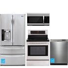 LG - Stainless Steel Complete Kitchen Package