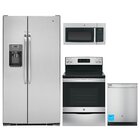 GE - Stainless Steel Complete Kitchen Package