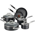 T-Fal - 10 Piece ProGrade Titanium Cookware Set