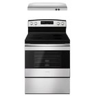 Amana - 30-inch Electric Smooth Top Range With 30-inch Convertible Range Hood