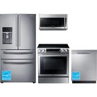 Samsung RF28HMEDBSR/AA 28.15 CuFt Stainless Steel 4 Door French Door