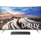Samsung - 55-inch Class Smart Curved LED 4K UHD TV With 4K Smart Blu-ray