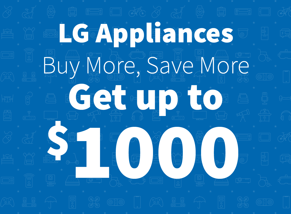 Select Appliances zero percent interest 36 Months