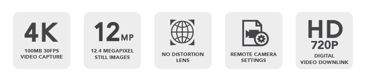 4K / 12MP / No Distortion Lens / Remote Camera Settings / HD 720P 4K / 12MP / No Distortion Lens / Remote Camera Settings / HD 720P