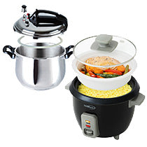Collection image for: Rice Cookers, Steamers and Pressure Cookers
