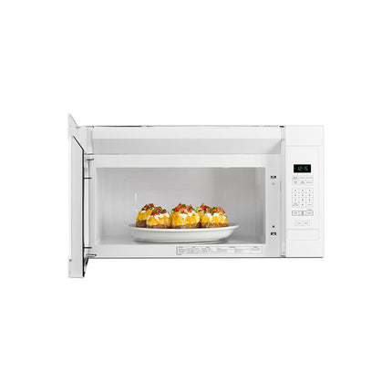 1.6 CuFt 1000 Watt Over-the-Range Microwave in White with Defrost