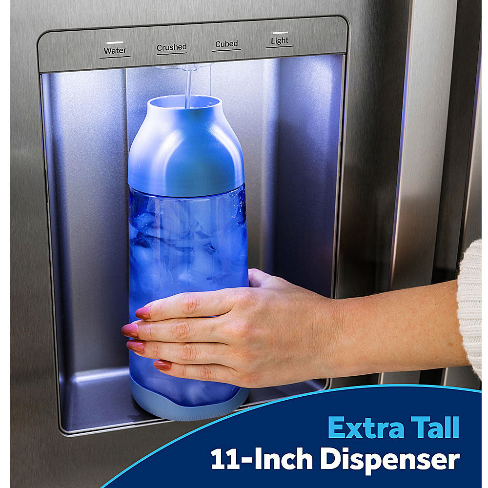 27.9 CuFt Side-By-Side Refrigerator in Slate – BrandsMart USA