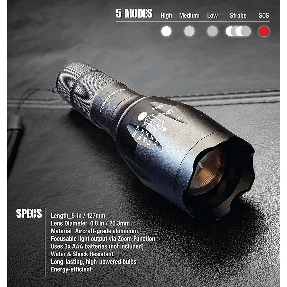 Taclight Tactical Flashlight 3 Pack – BrandsMart USA