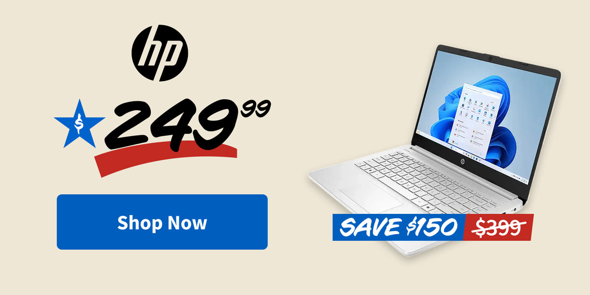 HP 14" Intel N150 Processor 4GB/128GB Laptop - Sky Blue