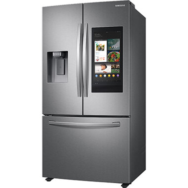 Samsung RF27T5501SR 26.5 CuFt Family Hub French Door Refrigerator In Stainless Steel BrandsMart USA