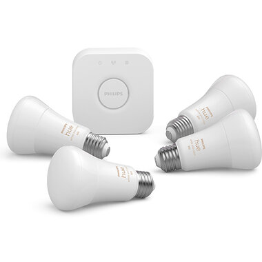 Philips Hue 548545 White And Color Ambiance A19 LED Starter Kit