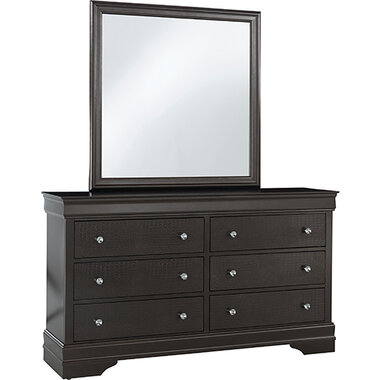 Global Furniture POM-GRY-DR Pompei Metallic Gray Dresser | BrandsMart USA Global Furniture POM-GRY-DR Pompei Metallic Gray Dresser | BrandsMart USA