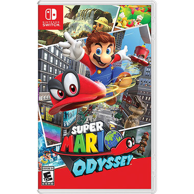 Nintendo Switch 696055179299 Switch With Super Mario Odyssey